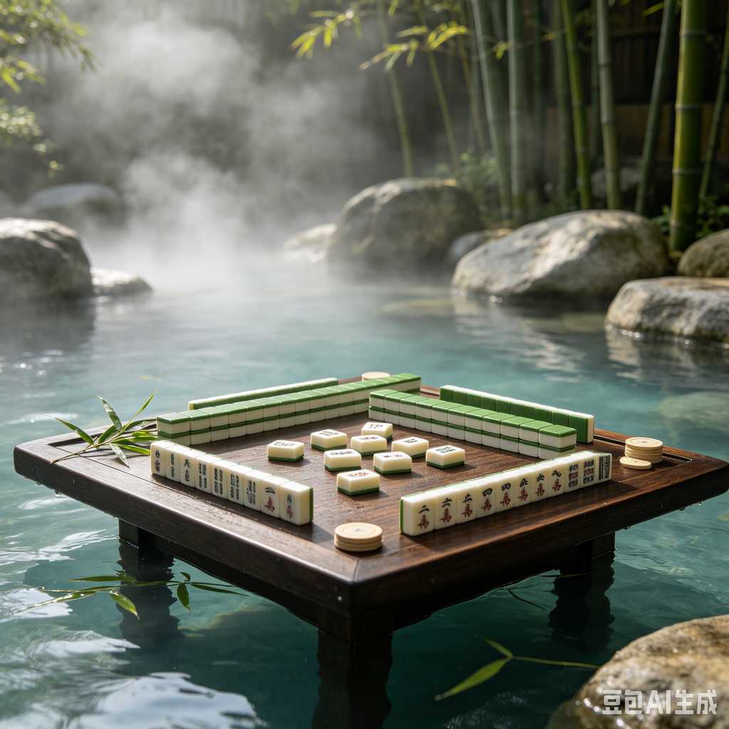 colored mahjong tile racks
