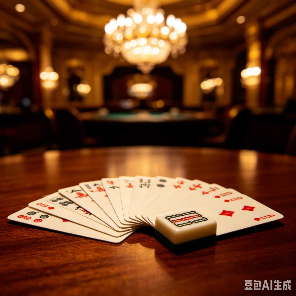 antique style mahjong set